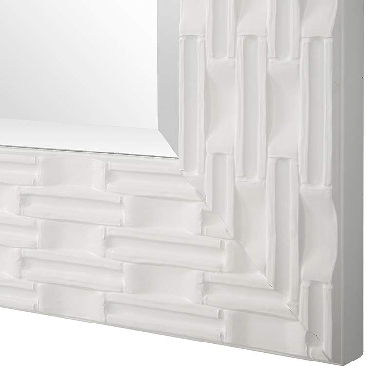 Image 6 Noble Park Ceylon Soft White 27 1/2" x 33 1/2" Wall Mirror more views