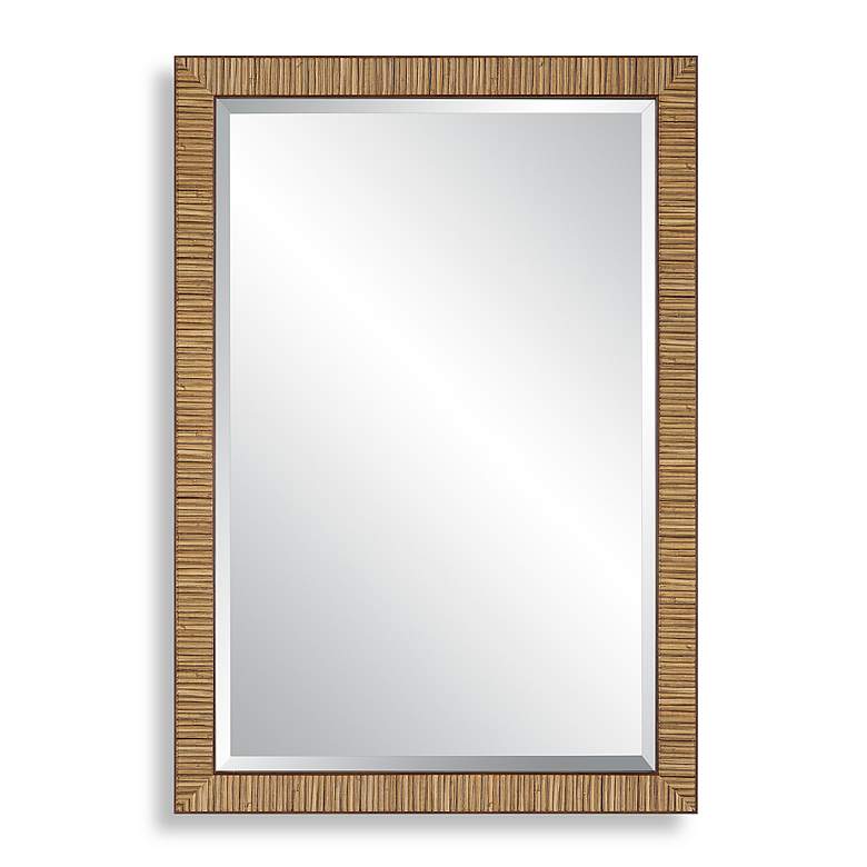 Image 2 Noble Park Ciana Natural Wrapped 22" x 32" Wall Mirror