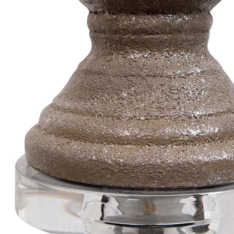 Image 4 Noble Park Clifton Stone Gray Ceramic Table Lamp more views