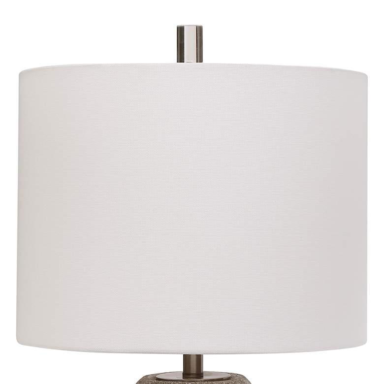 Image 5 Noble Park Clifton Stone Gray Ceramic Table Lamp more views