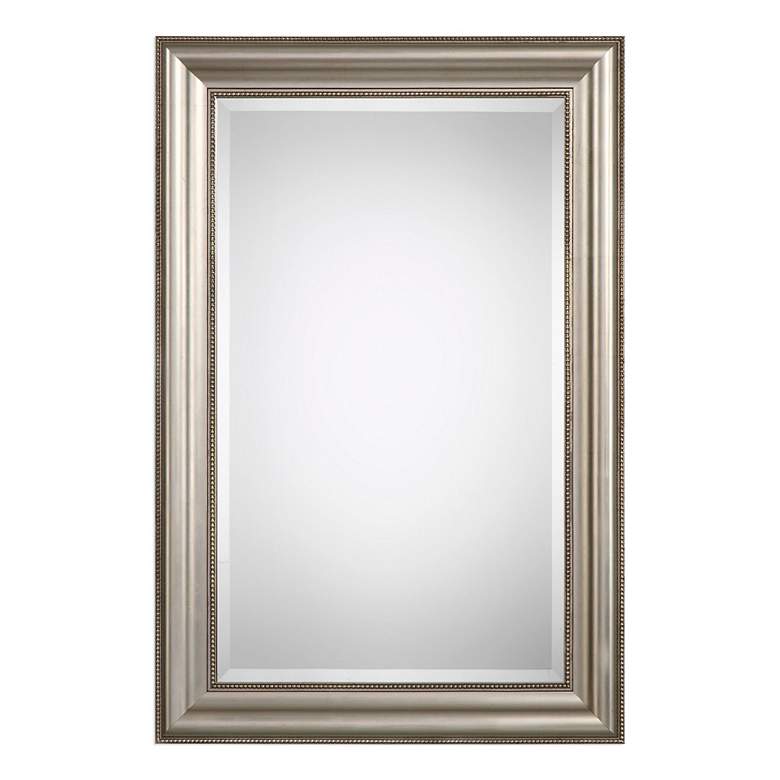 Image 2 Noble Park Club Champagne Silver Leaf 24" x 36" Wall Mirror