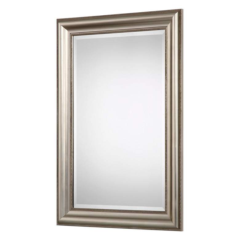 Image 4 Noble Park Club Champagne Silver Leaf 24" x 36" Wall Mirror more views