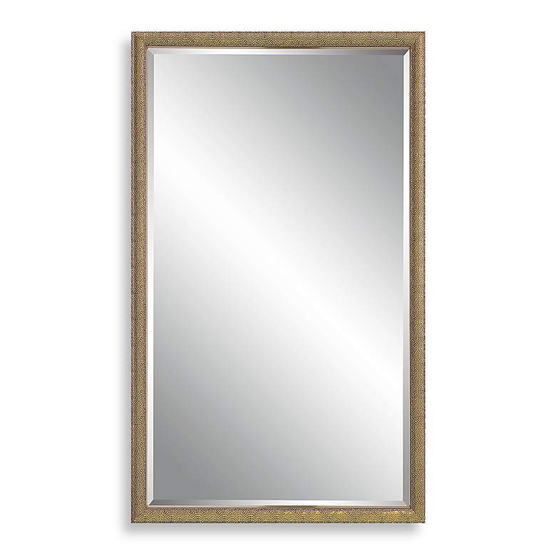 Image 2 Noble Park Coloma 24" x 40" Textured Gold Wall Mirror