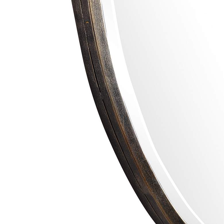 Image 6 Noble Park Cordova Dark Bronze 18" x 28" Oval Wall Mirror more views