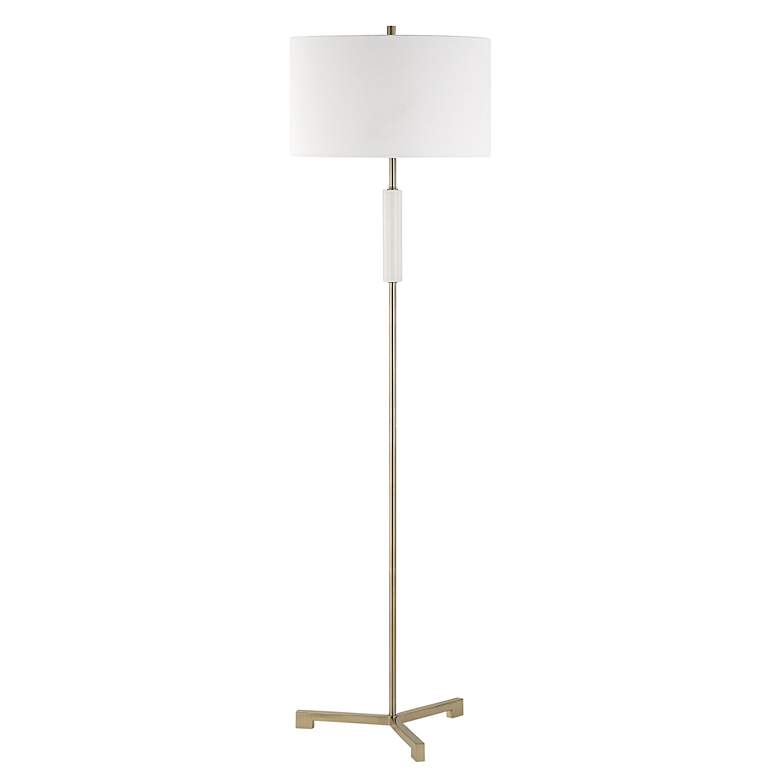 Image 2 Noble Park Cresson Brass Tripod Floor Lamp