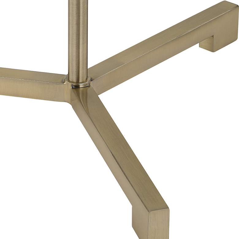Image 4 Noble Park Cresson Brass Tripod Floor Lamp more views