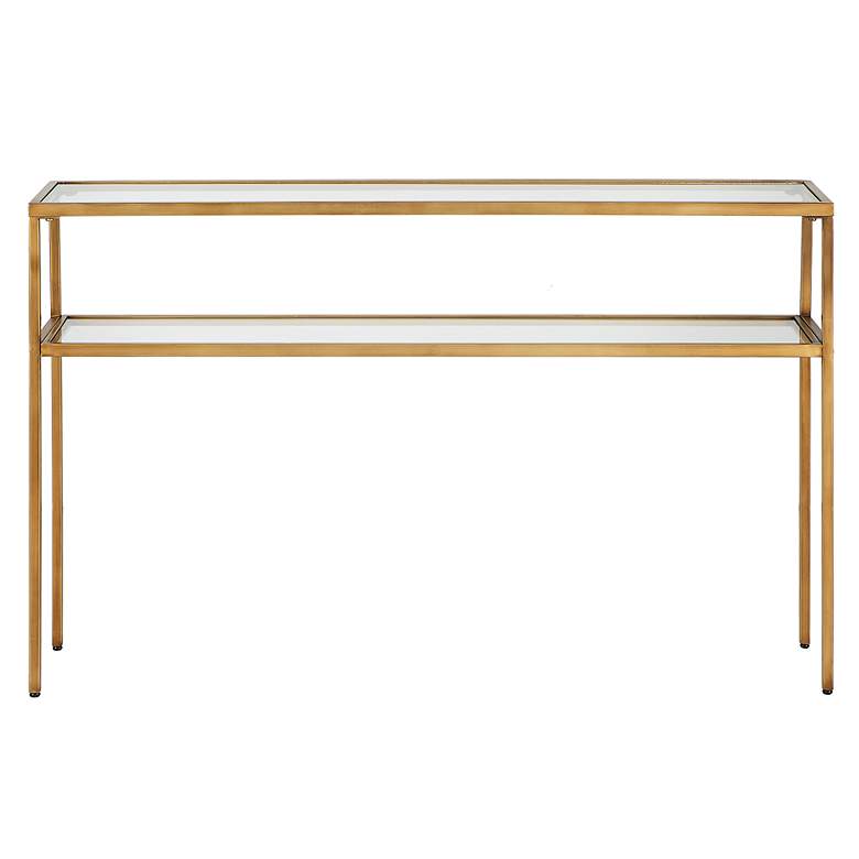 Image 2 Noble Park Crowley 48" Wide Warm Gold Console Table