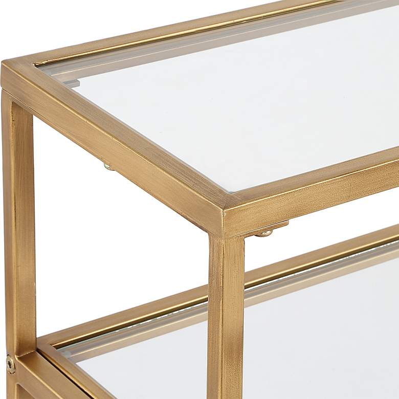 Image 6 Noble Park Crowley 48" Wide Warm Gold Console Table more views