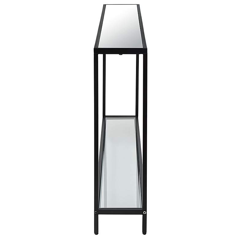 Image 5 Noble Park Dakota 56" Wide Satin Black Console Table more views