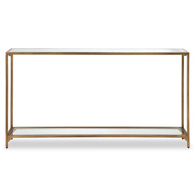 Image 2 Noble Park Dakota 56" Wide Warm Gold Console Table