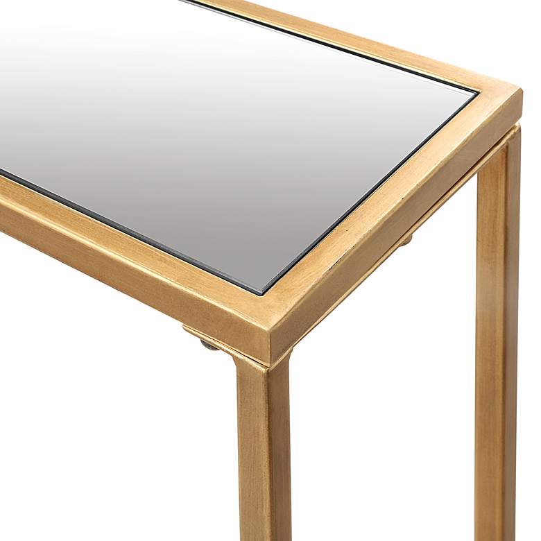 Image 6 Noble Park Dakota 56" Wide Warm Gold Console Table more views