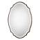 Noble Park Davis Antiqued Bronze 20" x 30" Oval Wall Mirror
