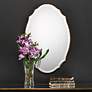 1_Noble Park Davis Antiqued Bronze 20" x 30" Oval Wall Mirror
