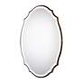 4_Noble Park Davis Antiqued Bronze 20" x 30" Oval Wall Mirror more views