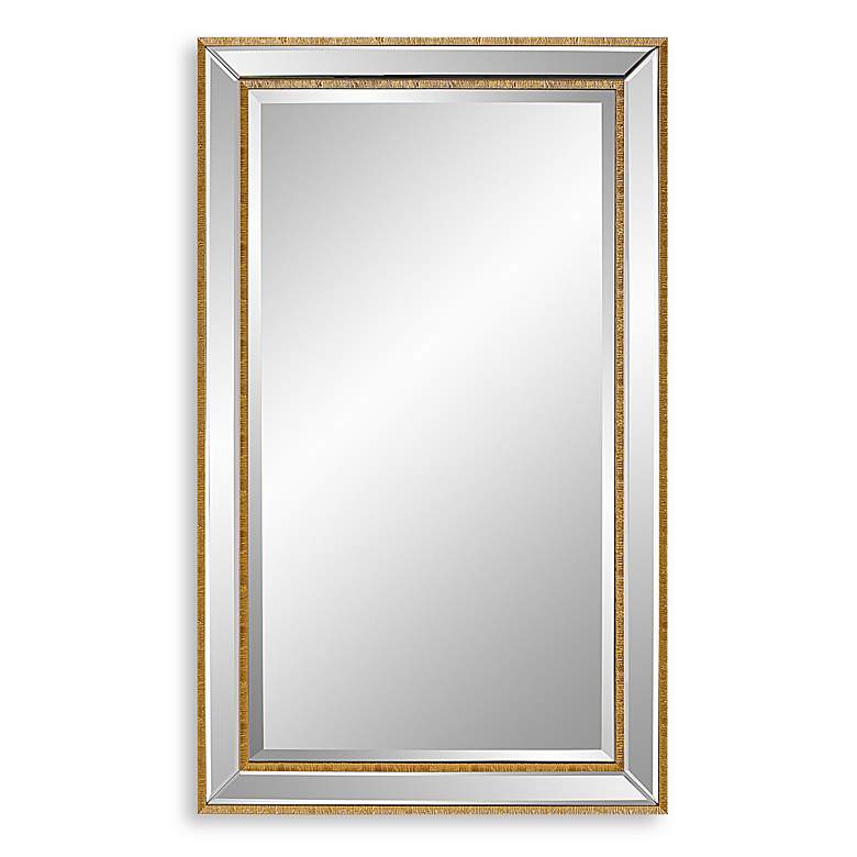 Image 2 Noble Park Dawson Gold 24" x 40" Rectangular Wall Mirror