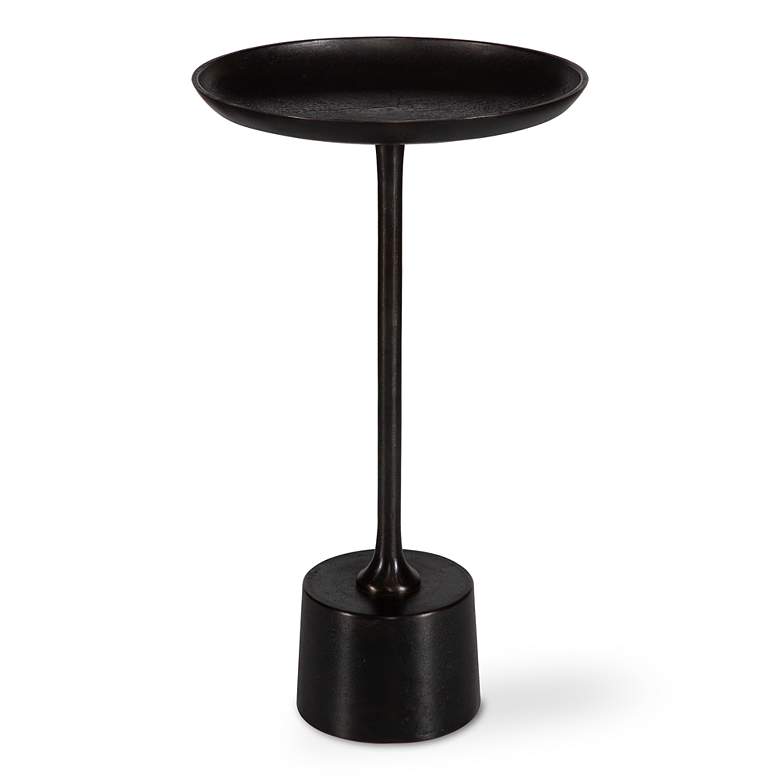 Image 2 Noble Park Desiree 13 1/4"W Oxidized Dark Brown Accent Table