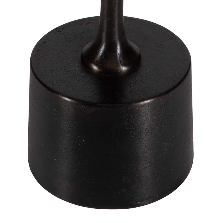 Image 4 Noble Park Desiree 13 1/4"W Oxidized Dark Brown Accent Table more views
