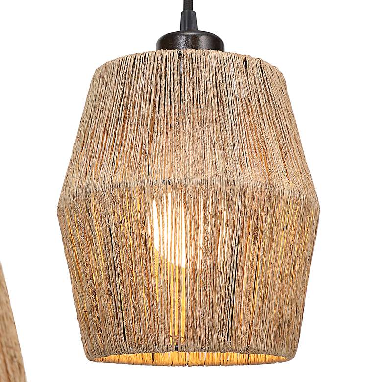 Image 6 Noble Park Donna Bronze Metal 3-Arm Floor Lamp more views