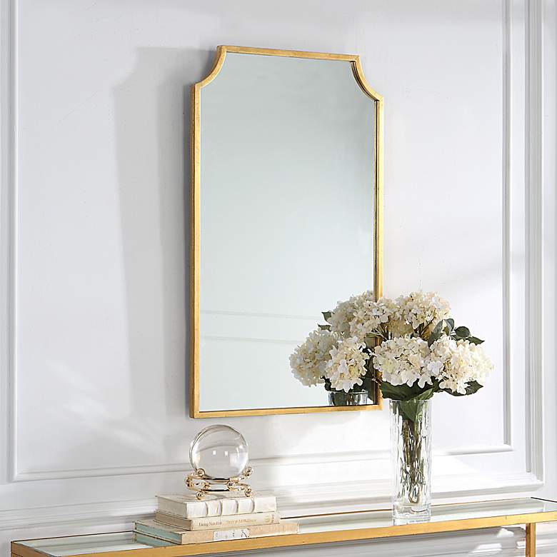Image 4 Noble Park El Dorado Gold 22" x 36" Rectangular Wall Mirror more views