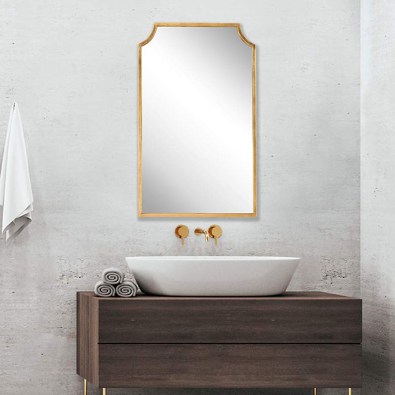 Image 5 Noble Park El Dorado Gold 22" x 36" Rectangular Wall Mirror more views