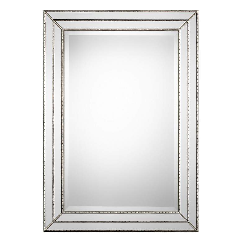 Image 2 Noble Park Elmhurst Metallic Silver 24" x 34" Wall Mirror