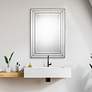 3_Noble Park Elmhurst Metallic Silver 24" x 34" Wall Mirror more views