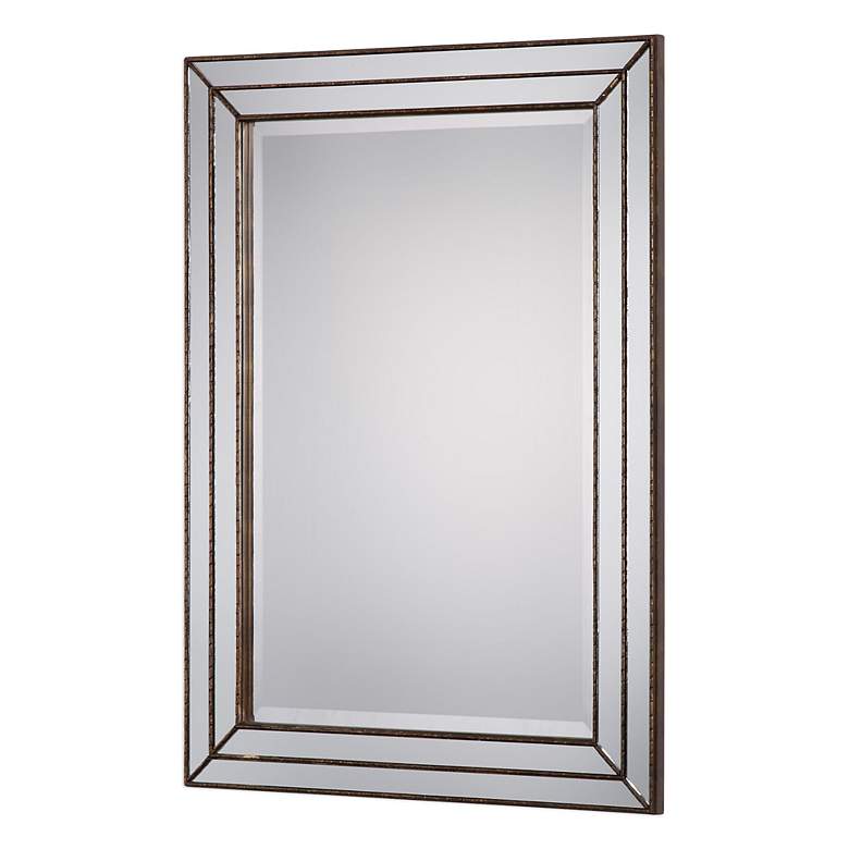 Image 4 Noble Park Elmhurst Metallic Silver 24" x 34" Wall Mirror more views
