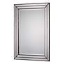 4_Noble Park Elmhurst Metallic Silver 24" x 34" Wall Mirror more views