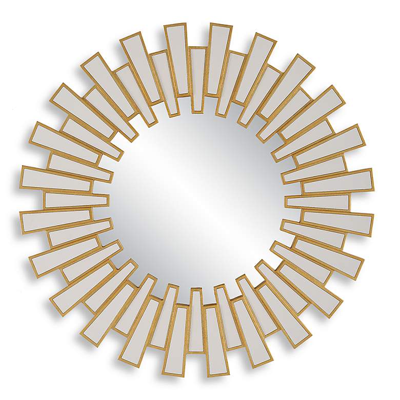 Image 2 Noble Park Evania Gold 30" Sunburst Wall Mirror