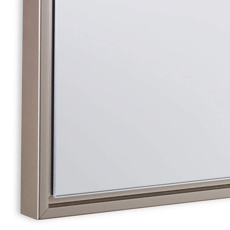 Image 5 Noble Park Fiora Warm Silver 20" x 30" Floating Wall Mirror more views