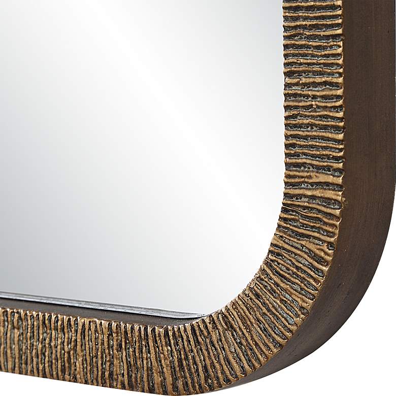 Image 5 Noble Park Florian Gold 22" x 32" Rectangular Wall Mirror more views