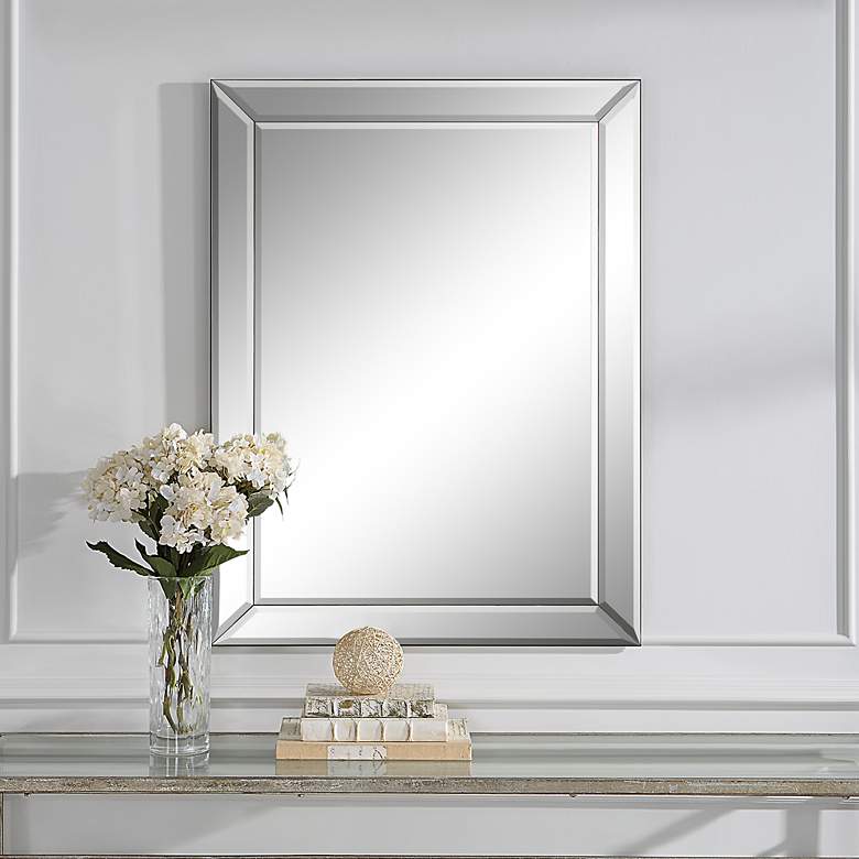 Image 1 Noble Park Fulton 29 1/2" x 39 1/2" Frameless Wall Mirror