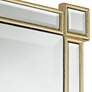 3_Noble Park Gabriella 27" x 42" Rectangular Gold Leaf Wall Mirror more views