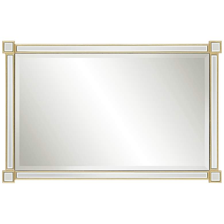 Image 5 Noble Park Gabriella 27" x 42" Rectangular Gold Leaf Wall Mirror more views