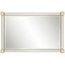 5_Noble Park Gabriella 27" x 42" Rectangular Gold Leaf Wall Mirror more views
