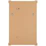 6_Noble Park Gabriella 27" x 42" Rectangular Gold Leaf Wall Mirror more views