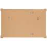 7_Noble Park Gabriella 27" x 42" Rectangular Gold Leaf Wall Mirror more views