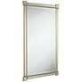 Noble Park Gabriella 27" x 42" Rectangular Gold Leaf Wall Mirror