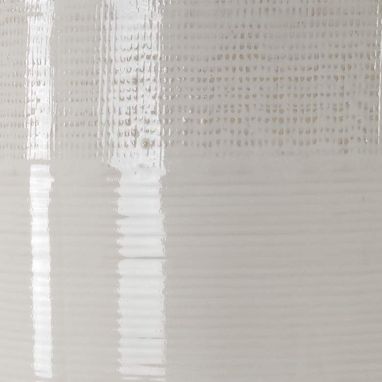 Image 4 Noble Park Gunter Gloss White Ceramic Table Lamp more views