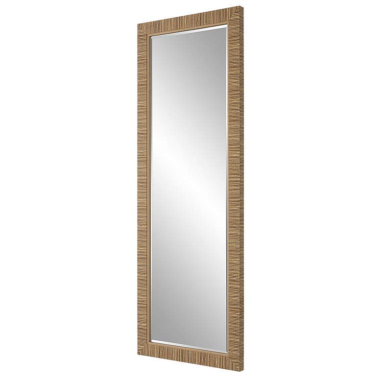 Image 6 Noble Park Hazel 25" x 70" Natural Wrapped Wall/Floor Mirror more views