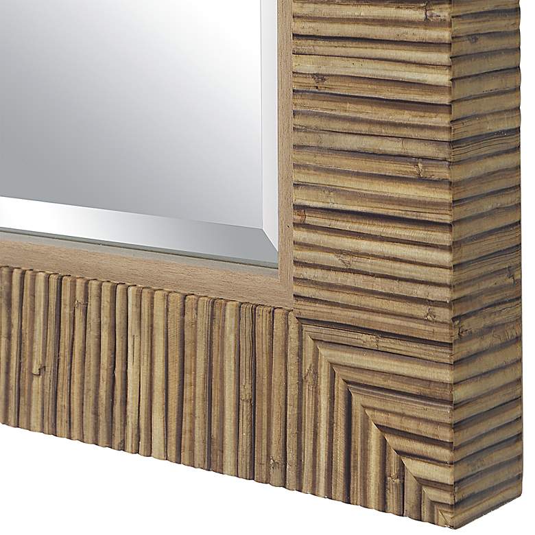 Image 7 Noble Park Hazel 25" x 70" Natural Wrapped Wall/Floor Mirror more views