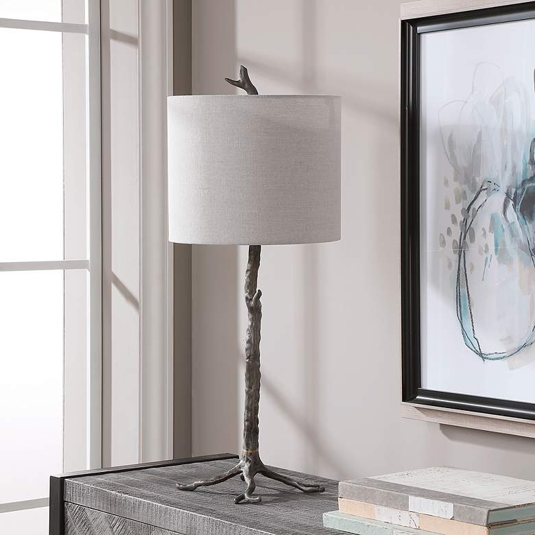 Image 3 Noble Park Hidalgo Gunmetal Tree Branch Table Lamp more views