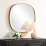3_Noble Park Horizon Halo Gold 30" Round Wall Mirror more views