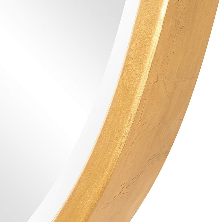 Image 5 Noble Park Horizon Halo Gold 30" Round Wall Mirror more views