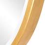 5_Noble Park Horizon Halo Gold 30" Round Wall Mirror more views