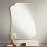 2_Noble Park Indara Antique Gold 27" x 38" Scallop Wall Mirror