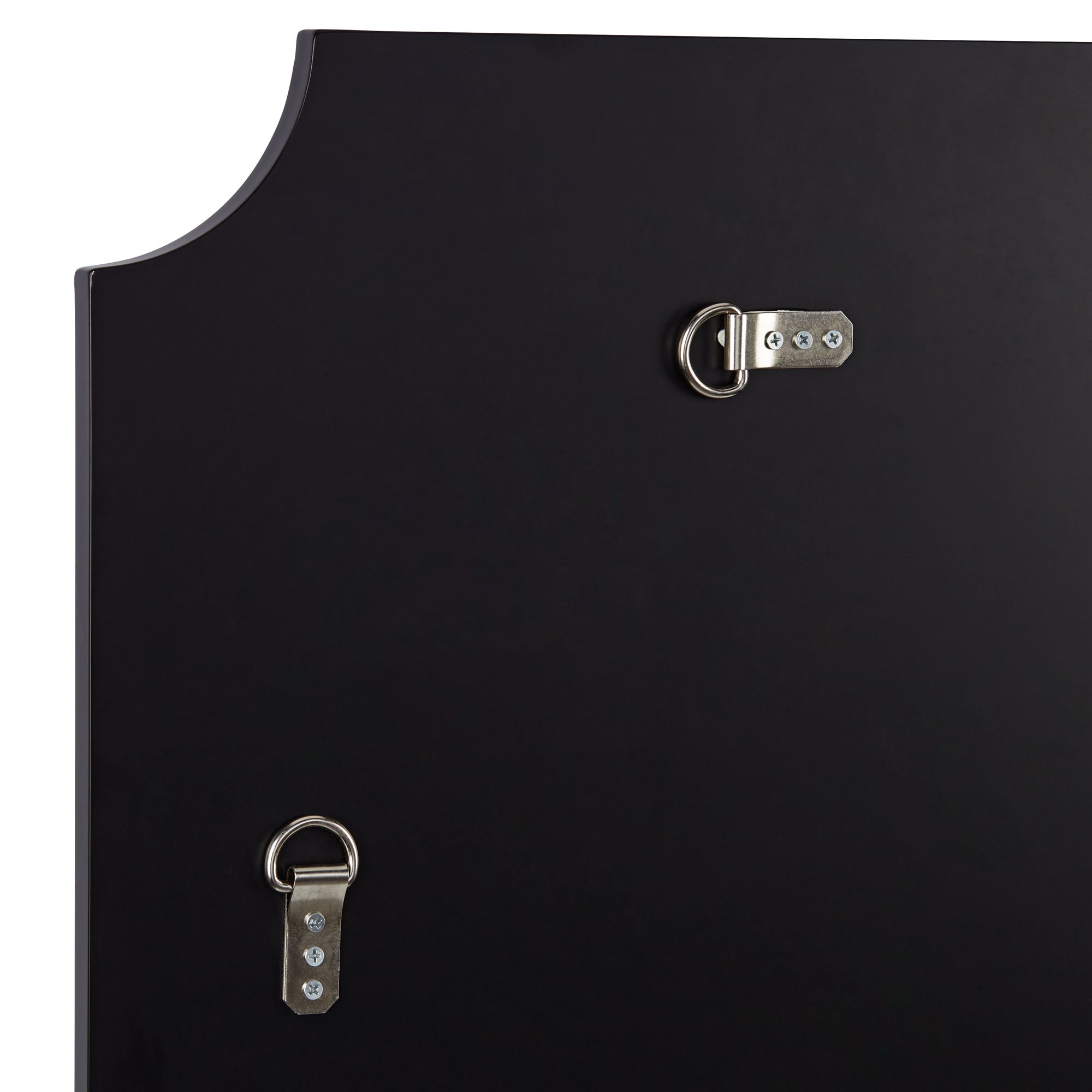 Image 3 Noble Park Jacinda 30" x 40" Cut Edge Black Wall Mirror Set of 2 more views
