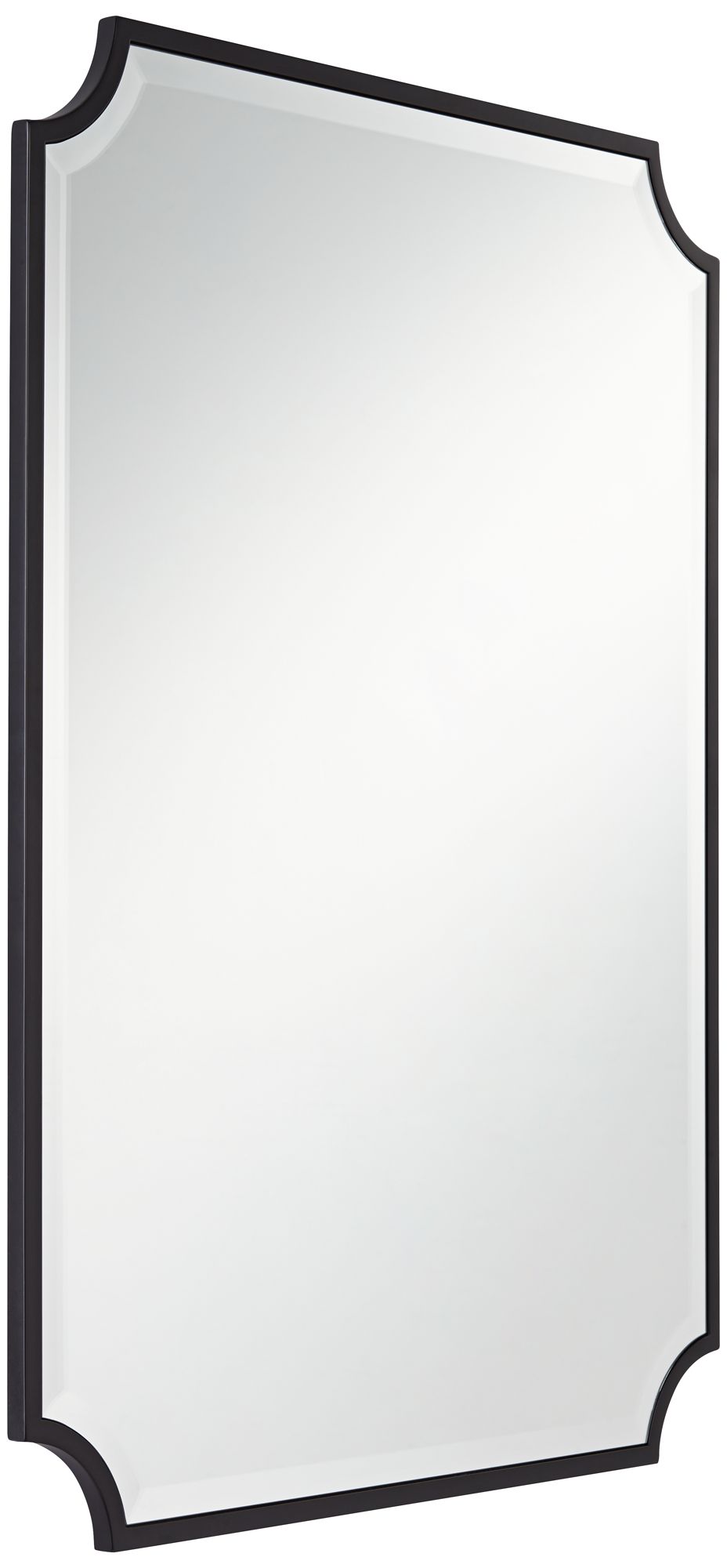 Image 5 Noble Park Jacinda 30" x 40" Cut Edge Black Wall Mirror Set of 2 more views