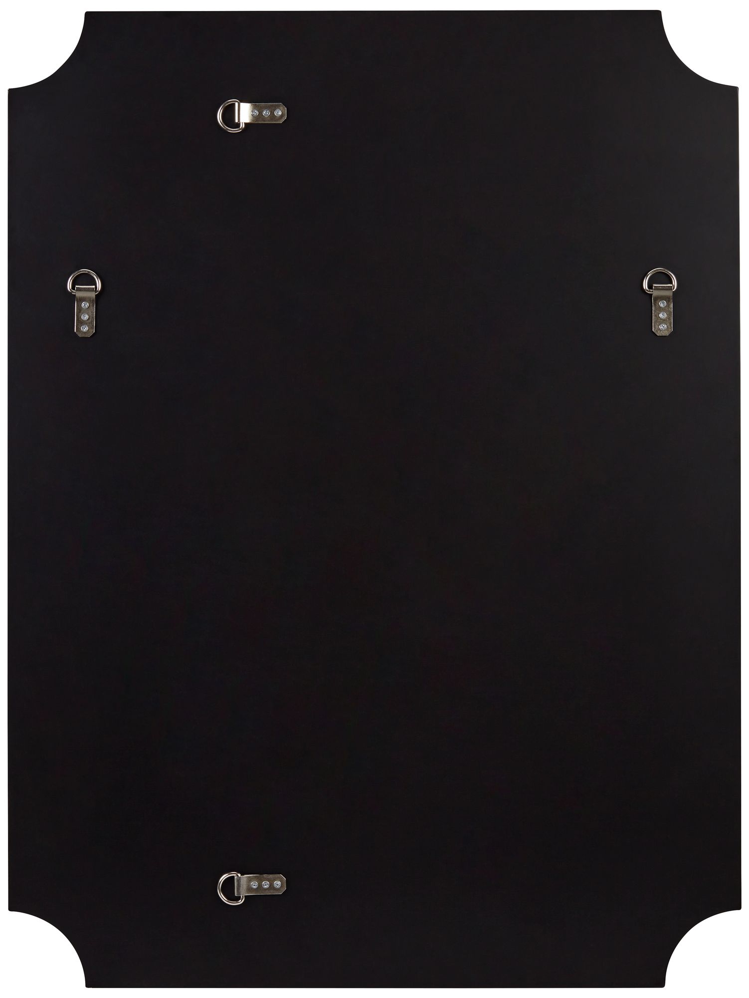 Image 7 Noble Park Jacinda 30" x 40" Cut Edge Black Wall Mirror Set of 2 more views