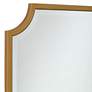 3_Noble Park Jacinda 40" x 30" Cut Edge Antique Gold Wall Mirror more views